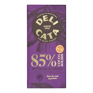DELICATA Μαύρη Σοκολάτα 85% Κακάο 100gr