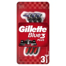 Gillette® Blue3 Plus Red Ξυραφάκια Μιας Χρήσης, 3 τεμάχια