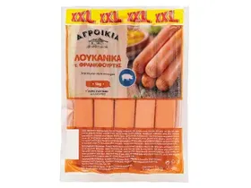 Λουκάνικα Φρανκφούρτης 900 g + 100 g δώρο