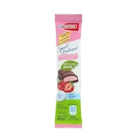 SWEET & BALANCE Σοκολάτα Γάλακτος Φράουλα Στέβια 40gr