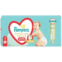 Pampers Πάνες Premium Care Pants Jumbo Pack (48τεμ) Νo3