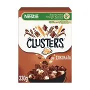 NESTLE Clusters Δημητριακά Ολικής Άλεσης με Σοκολάτα 325g
