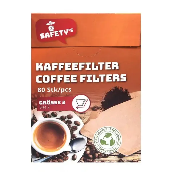 Φίλτρα καφέ SAFETY'S No2 80τεμ.