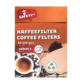 Φίλτρα καφέ SAFETY'S No2 80τεμ.