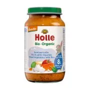 HOLLE Έτοιμο Γεύμα με Λαχανικά & Ρύζι 8+ μηνών Βιολογικό Χωρίς γλουτένη 190g