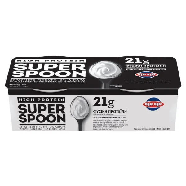 super spoon επιδόρπια γιαουρτιού 2x205γρ.