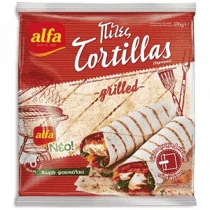 Alfa Τορτίγια Grilled 6τεμ 370gr