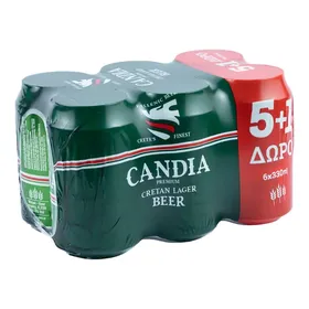 CANDIA lager 330ml 5+1 δώρο