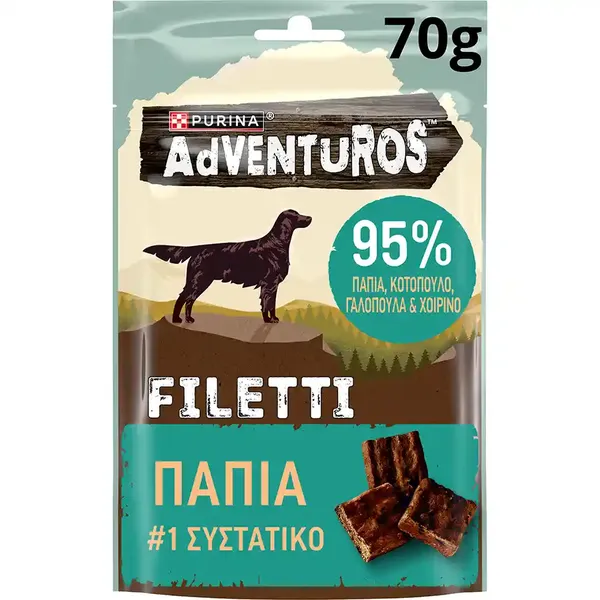 Purina Adventuros Σνακ Σκύλου Πάπια 70γρ.