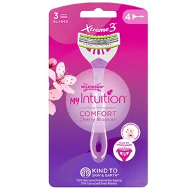Wilkinson Xtreme Comfort Ξυριστική Μηχανή Cherry Blossom 3Λεπίδων  4τεμ.