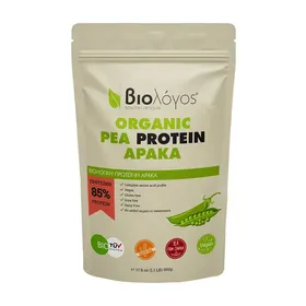 Πρωτεΐνη Αρακά Βιολογική Vegan Χωρίς γλουτένη Χωρίς λακτόζη Χωρίς προσθήκη ζάχαρης