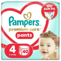Πάνες-Βρακάκι Pampers Premium Care Pants Μέγεθος 4 9-15kg 40τεμ