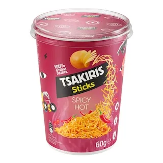 Tsakiris Sticks Cups Spicy Hot 60gr
