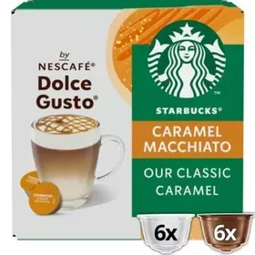 STARBUCKS Κάψουλες Καφέ Dolce Gusto Caramel Macchiato 128g
