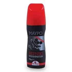 MrGrand Βερνίκι Υποδημάτων Μαύρο 75ml.