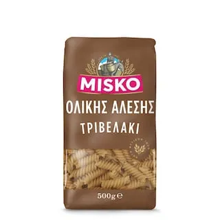MISKO ΜΑΚΑΡΟΝΙ ΤΡΙΒΕΛΑΚΙ ΟΛΙΚΗΣ ΑΛΕΣΗΣ 500GR