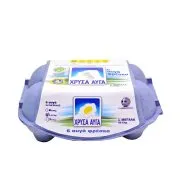 Αυγά ΧΡΥΣΑ ΑΥΓΑ Μεγάλα 6τεμ 63-73g