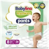 Πάνα βρακάκι Pants Premium Babylino Nο8 20+kg 26 τεμ