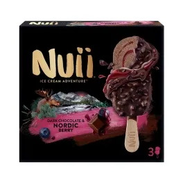 Παγωτό NUII dark choco & Nordic berry