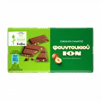 Σοκολάτα Φουντουκιού με Stevia ION 60g