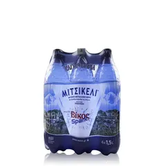 νερό ανθρακούχο φυσ. lemon 6x1.5lt