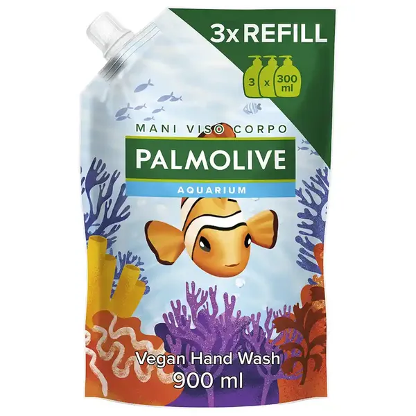 Palmolive Aquarium Υγρό Κρεμοσάπουνο Ανταλλακτικό 900ml.