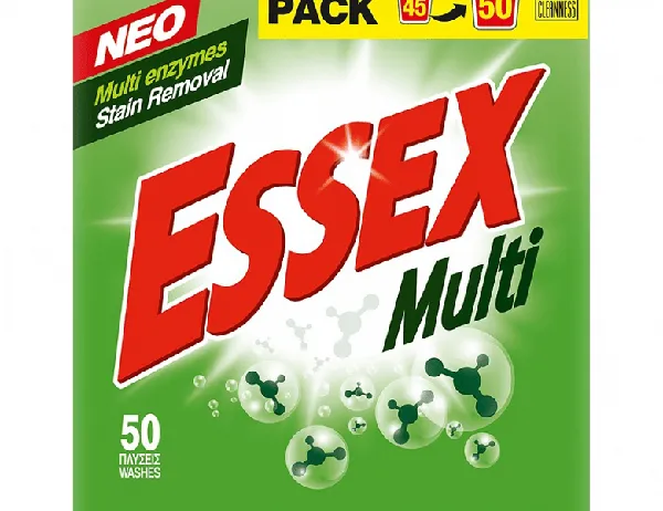 ESSEX απορρυπαντικό πλυντηρίου ρούχων σκόνη multi 50μεζ.