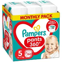 Pampers Pants Πάνες Βρακάκι No5 (11-17kg.) Monthly Pack 152τεμ.
