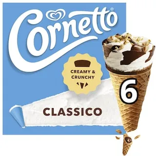 CORNETTO Παγωτό Χωνάκι 6X60gr