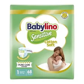 Babylino Sensitive Newborn No 1 2-5kg 68τεμ