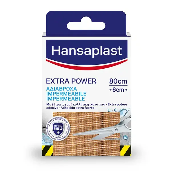 Hansaplast Extra Power Επιθέματα Αδιάβροχα 80x6cm.