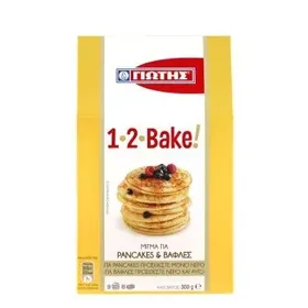 ΓΙΩΤΗΣ 1.2.BAKE! ΜΙΓΜΑ PANCAKES&ΒΑΦΛΕΣ 300ΓΡ
