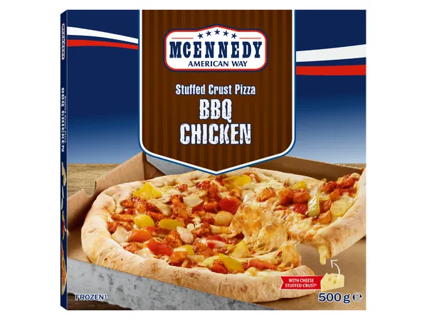 MCENNEDY Πίτσα με γεμιστή κρούστα BBQ - κοτόπουλο 4 τυριά