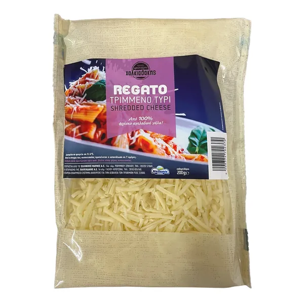 Τριμμένο regato ή mix 4 τυριά ΧΑΛΚΙΑΔΑΚΗΣ 200gr