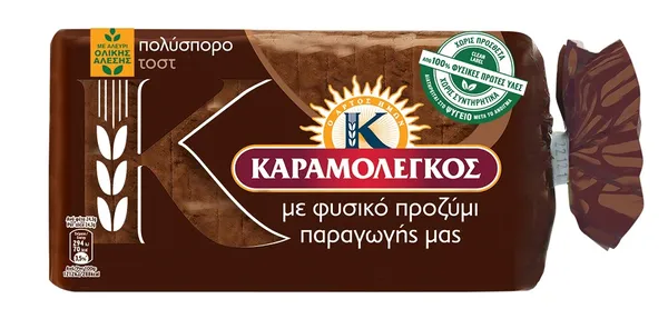 Καραμολέγκος Ψωμί Τοστ Πολύσπορο Ολικής...