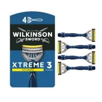Ανδρικά ξυραφάκια μίας χρήσης Wilkinson Xtreme3 Ultimate, 3 λεπίδες 4 τεμ