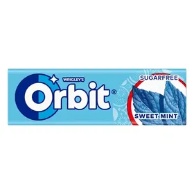 Orbit Τσίχλες Sweet Mint 14γρ.