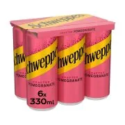 SCHWEPPES Mixer με γεύση Ρόδι 6x330ml