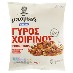 Καλοψημένος και λεπτοκομμένος Γύρος Χοιρινός