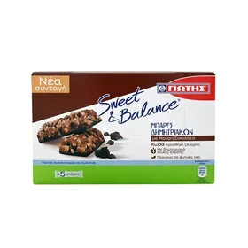 ΓΙΩΤΗΣ Sweet & Balance μπάρες δημητριακών με μαύρη σοκολάτα