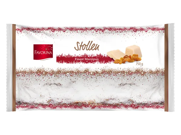 Stollen με αμυγδαλόπαστα
