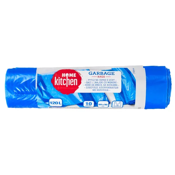 Σακούλες απορριμμάτων με χερούλια 120lt 10 τεμάχια