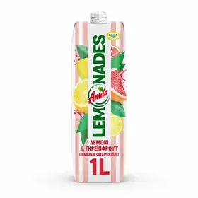 AMITA LEMONADES Λεμόνι & Γκρέιπφρουτ 1L