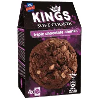 ΑΛΛΑΤΙΝΗ Soft Kings Μπισκότα Triple Chocolate Chunks 160g