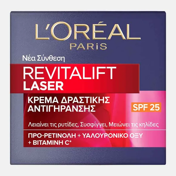 L'oreal Paris Revitalift Laser Κρέμα Ημέρας SPF25 50ml.