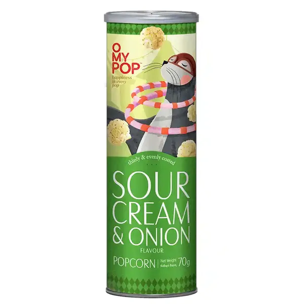 O My Pop Popcorn Sour Cream & Onion 70γρ.