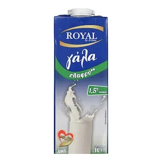 ROYAL Γάλα Μακράς Διάρκειας Ελαφρύ 1lt