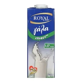 ROYAL Γάλα Μακράς Διάρκειας Ελαφρύ 1lt