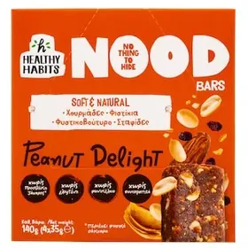 HEALTHY HABITS Μπάρες Peanut Delight Nood Bars 4x35g