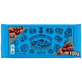 σοκολάτα αμύγδαλο & βύσσινο 100g